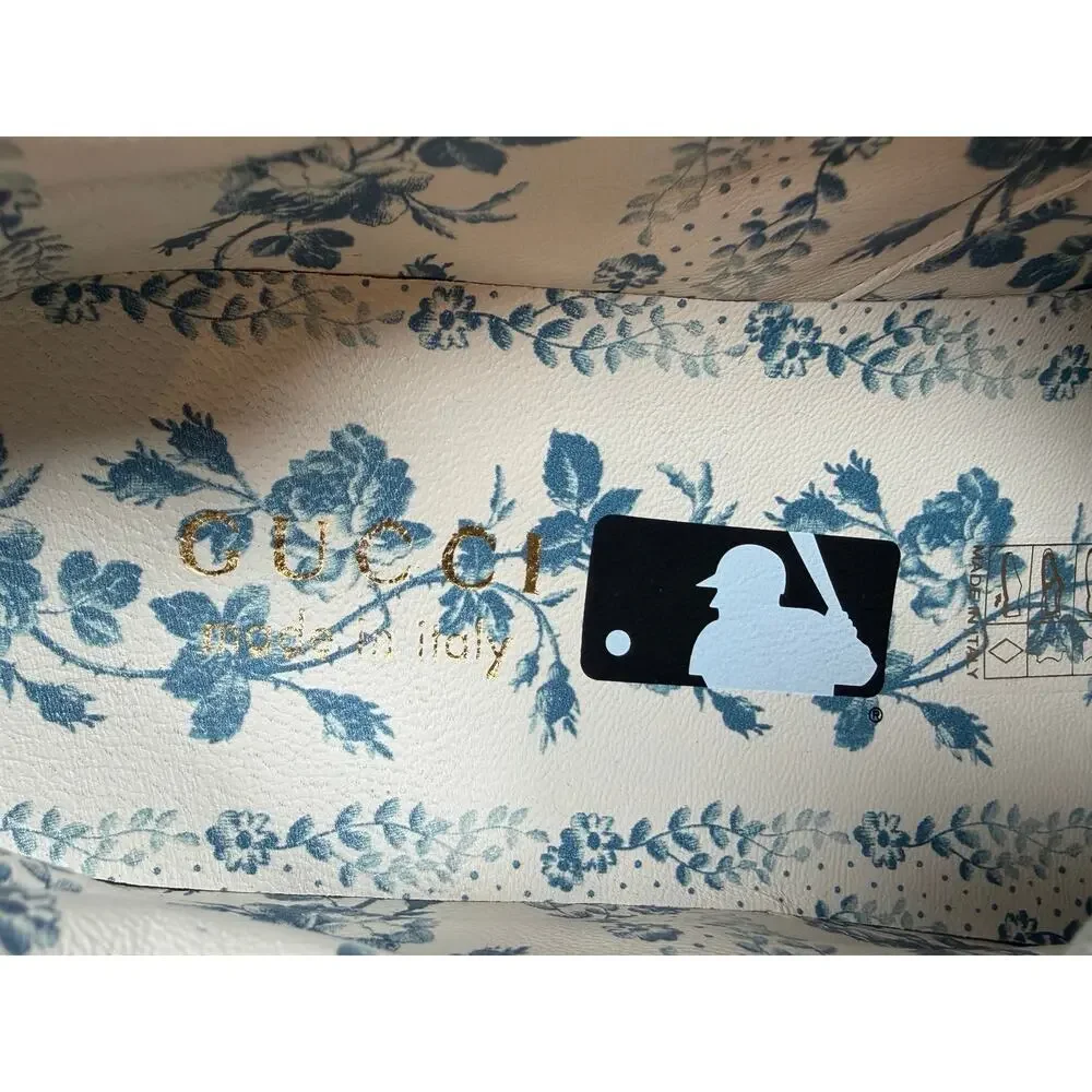 Size 8US - Gucci Rhyton NY Yankee Blue NEW